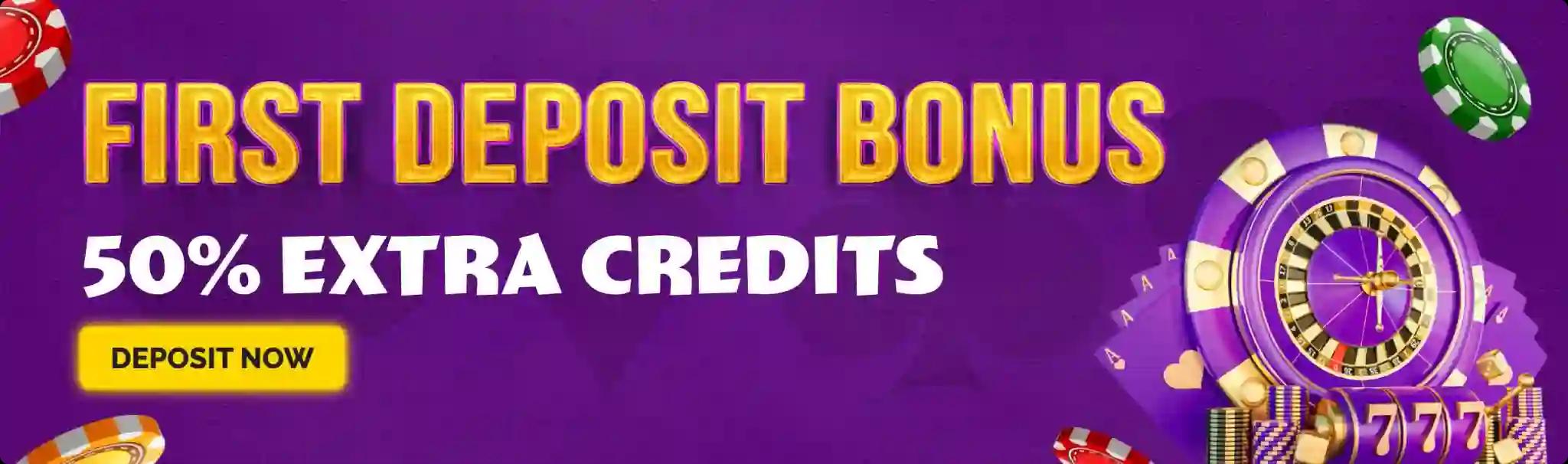 first deposit bonus